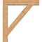 Ekena Millwork Traditional Block Smooth Bracket w/ Offset Brace, Western Red Cedar, 7 1/2"W x 42"D x 48"H BKT0806X42X48TRA05SWR - alternate 4